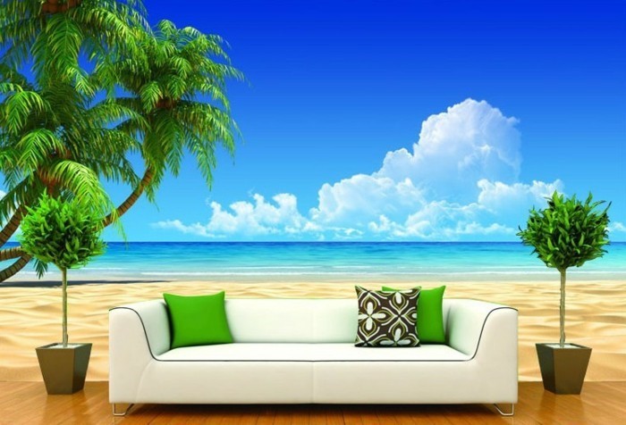 hermosa fotografía de fondo-en-gran-sala de estar-con-verde-almohada