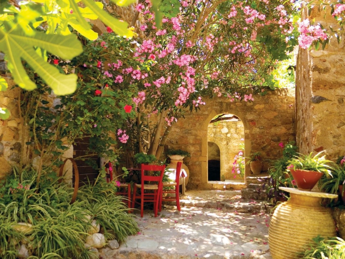 красив-идея-градина-средиземноморски грим