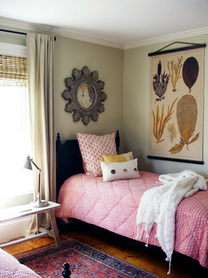 спалня вдъхновения Small-розови легла