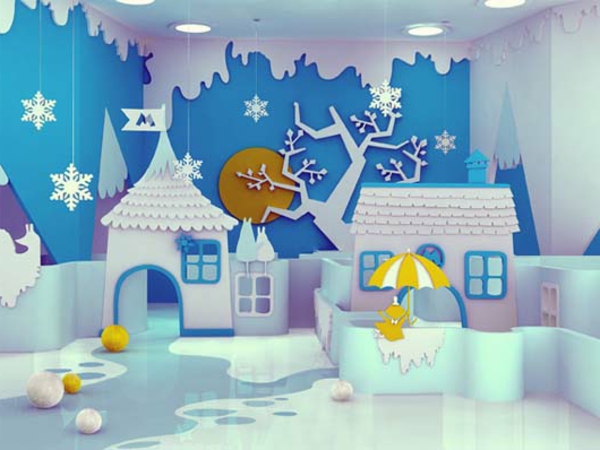 कमरे के डिजाइन-विचार-के-रोमांचक-परी-कथा-बच्चों के कमरे