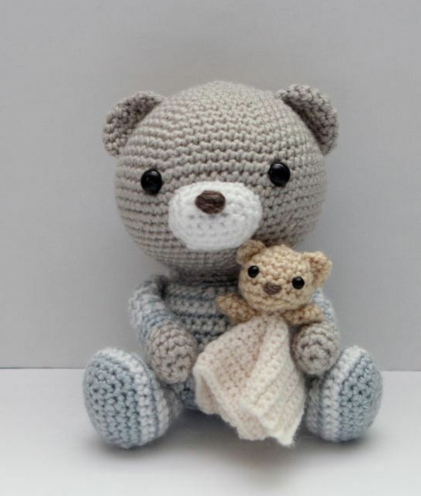 crochet dos pequeñas-hänkeleien-Bear-